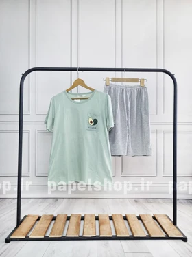 ست تیشرت و شورتک طرح آووکادو