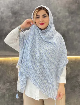 شال برشکا طرحدار : L136B
