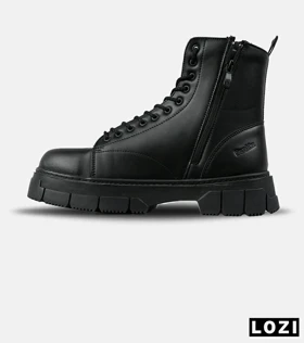 بوت مردانه مشکی BERSHKA مدل 5884