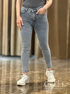 جین جذب دمپا چاک‌دار قد 90