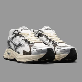 میزانو ریسر اس سفید نقره ای Mizuno Racer S White Silver