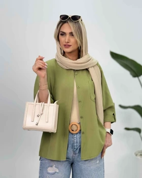 شومیز پشت دکمه