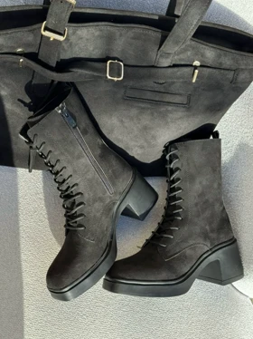 پاشنه نیم بوت تینا 3389