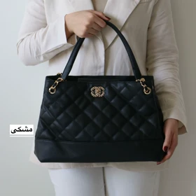کیف زنانه مجلسی مدل بارل (مشکی)