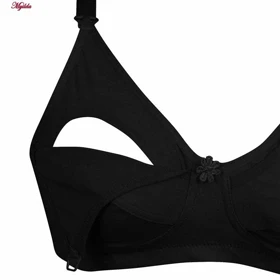 سوتین شیردهی بدون فنر مشکی پانیذ کد 66339