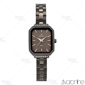 ساعت داتیس زنانه قهوه ای رزگلد ایندکس خطی 106913