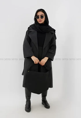 پالتو فوتر جیر اور داخل آستر دار کد1004774