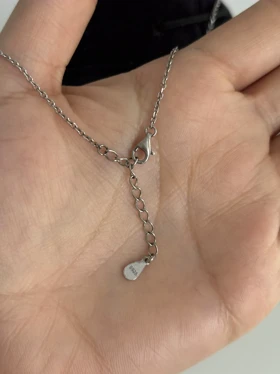 گردنبند نقره پیچی زنانه 968