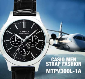 ساعت مچی مردانه کاسیو casio اورجینال مدل MTP-V300L-1AVDF