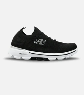 کفش کتانی مردانه و زنانه مشکی سفید اسکیچرز SKECHERS