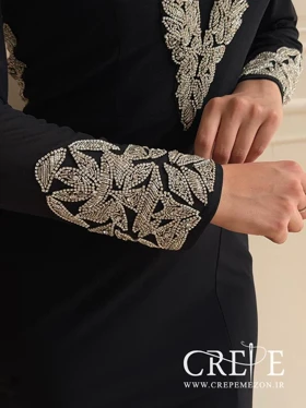 ماکسی سایز بزرگ یقه سنگدوزی درسا
