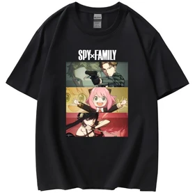 تیشرت جاسوس و خانواده | تیشرت Spy x Family طرح Short Sleeve Cotton کد 125671