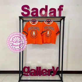 تیشرت نارنجی مارک دار sinsay