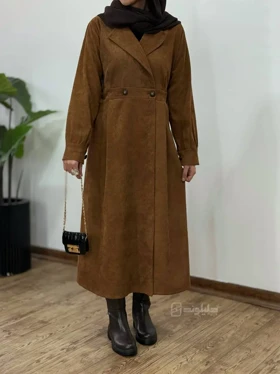 مانتو بلند پاییزه لیمو