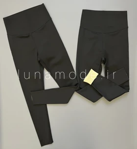 لگ کمر گنی زنانه داخل کرک داره تک‌رنگ مشکی