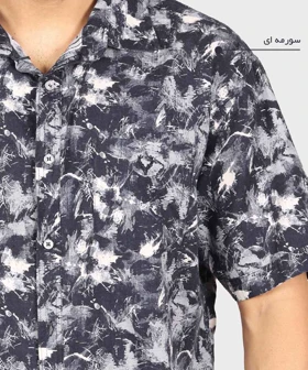 پیراهن آستین کوتاه مردانه طرحدار 5501