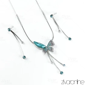 نیم ست پروانه سواروسکی 10267