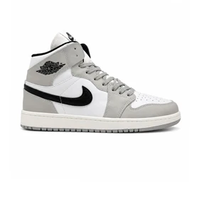 کفش و کتانی مردانه ساق‌دار مدل NIKE JORDAN 1 رنگ سفید مشکی کد 2254
