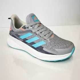 کفش ورزشی زنانه آدیداس مدل بوست Boost طوسی با کفی طبی