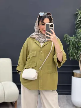 مانتو پشت دکمه هیلدا