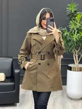 بارانی چهاردکمه سرشونه پاگن