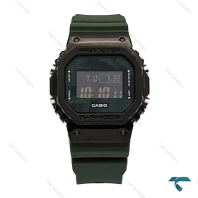 ساعت جیشاک GM5600 کاسیو مردانه سبز مشکی G-Shock-5827-G