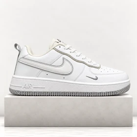 کفش سفید طوسی Nike Air Force مدل 9616 کلاسیک و اسپرت