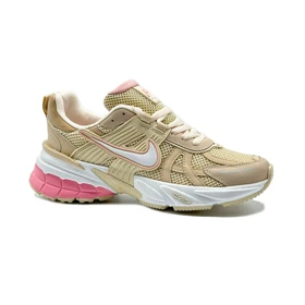 کفش و کتانی اسپرت زنانه مدل نایک کوشلون NIKE V2K رنگ کرم صورتی