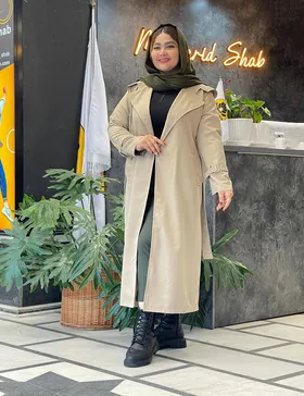 بارانی بلند شاپرک کد : 002240
