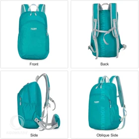 کوله حمل کیف کمردار KAKUN (سبز آبی)