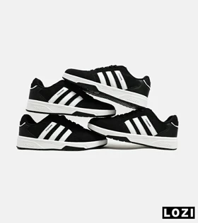 کفش کتانی مردانه مشکی سفید ADIDAS Tyshawn