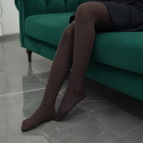 جوراب شلواری بافت طرح گندم