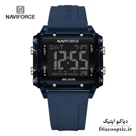 ساعت مچی زنانه دیجیتالی برند نیوی فورس مدل DO-NAVIFORCE 7101 (سورمه ای)
