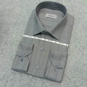 پیراهن راه راه استین بلند مردانه _ قواره کلاسیک _استایل رسمی