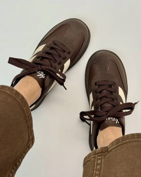 کتانی زنانه ونس سارا - قهوه‌ای (موجی یرفا)