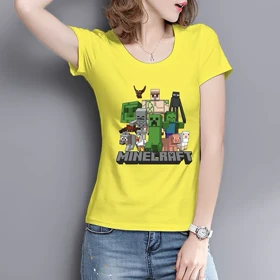تیشرت طرح ماینکرافت Minecraft Creeper Women's T-shirt