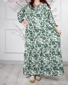 ساحلی فلور رزان 7335 (سفید گل سبز)