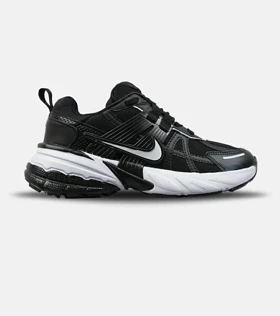 کفش کتانی مردانه و زنانه مشکی سفید Nike Cushlon V2K مدل 8611