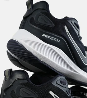 کفش کتانی مردانه و زنانه سرمه ای سفید نایک NIKE air zoom
