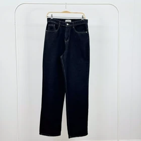 شلوار جین نیم بگ 1008158