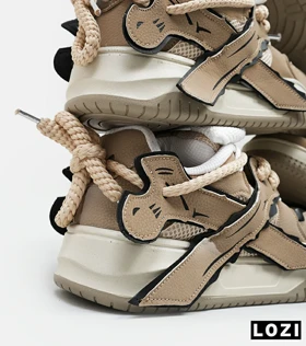 کفش کتانی مردانه و زنانه کرم قهوه ای CIRCA LOPEZ sneakers