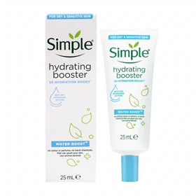 کرم آبرسان صورت سیمپل مدل Hydrating Booster مناسب انواع پوست حجم 25 میلی‌لیتر