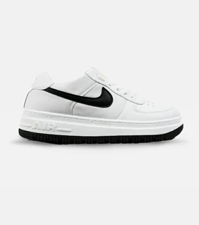 کفش کتانی مردانه و زنانه سفید مشکی نایک NIKE AIR FORCE