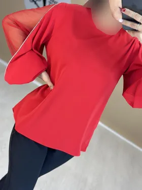 شومیز آستین تور : 1009138