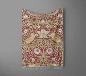 شال مبل ریش دار sofa shawl 273