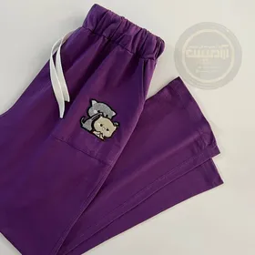تی‌شرت و شلوار گلدوزی گربه