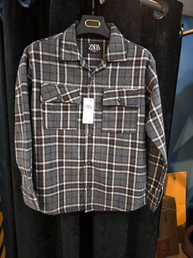 پیراهن پشمی باکسی طرح وینتیج طوسی مشکی زرشکی کد 869