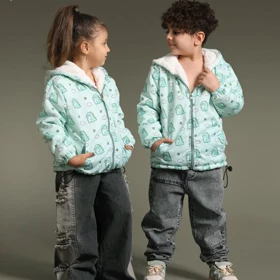 کاپشن بهاره پسرانه دخترانه تو خز (2)