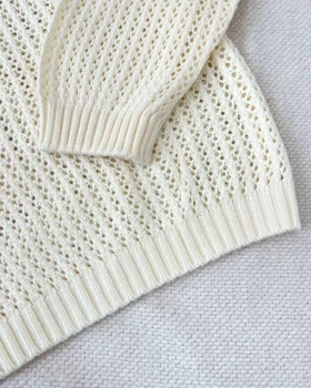 پلیور بافت قلاب بافی کد 5174