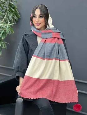 شال موهر طرح هفت و هشتی ریز